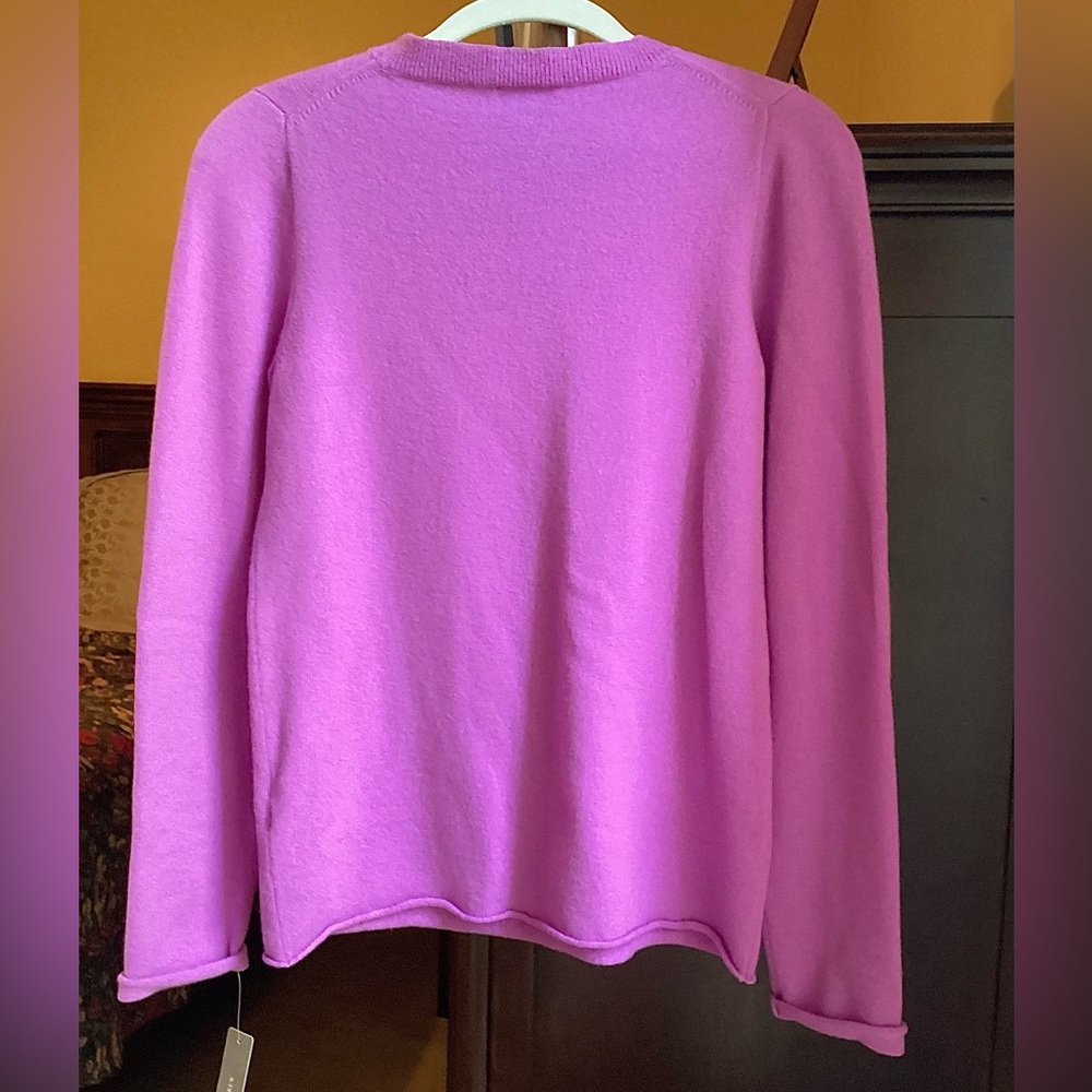 NWT J.CREW 100%Cashmere Sweater. M - Picture 9 of 14